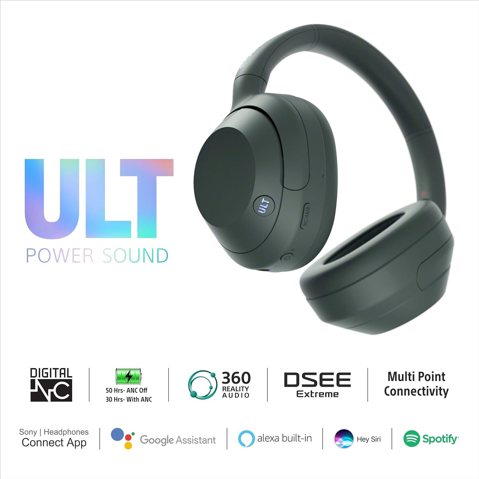Buy SONY ULT WEAR WH-ULT900N Bluetooth Headset with Mic (40 mm